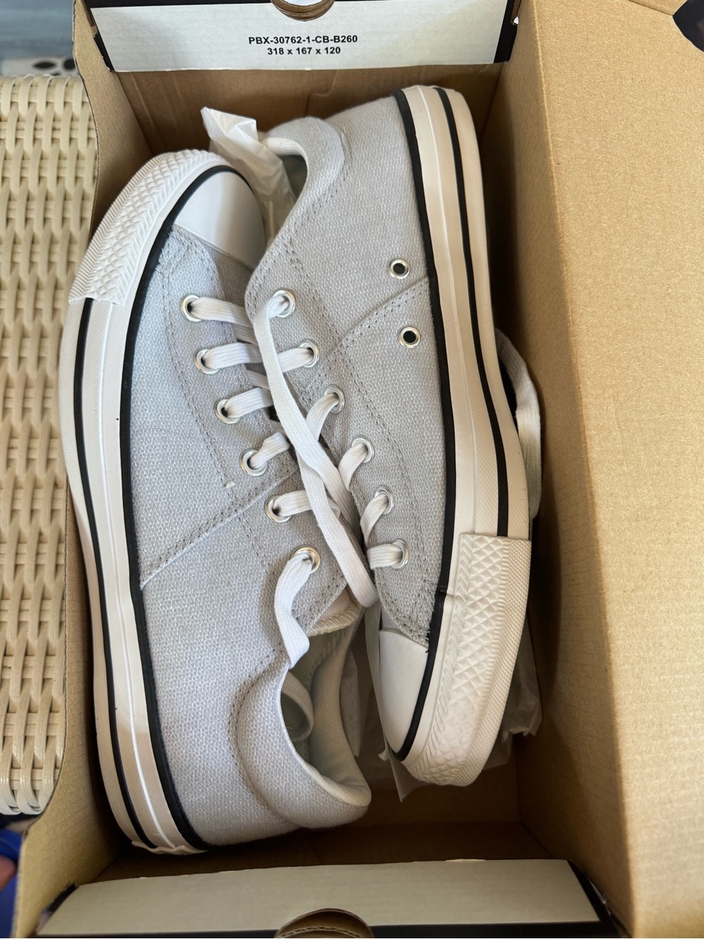 Converse CTAS Madison OX sneakers in Wolf Grey Women Sz 10